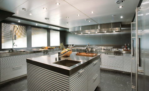 Yacht Kitchen Design by Ernestomeda