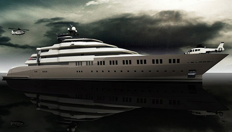 Oceanco 110m superyacht project