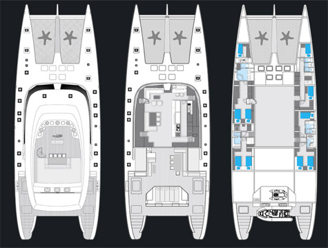 Sunreef 114 CHE Layouts