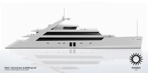 Shining 63m Superyacht Concept