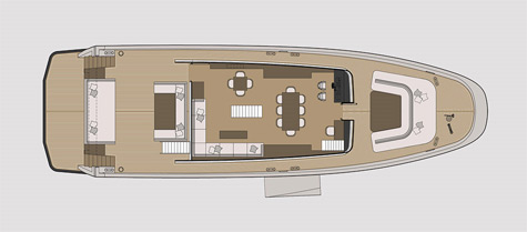 Wallyship main deck