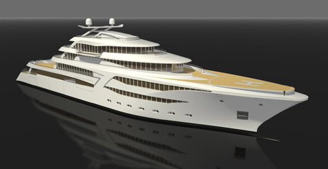 NVC 85 Y - Nobiskrug and Rolls Royce Marine 85m Superyacht Project