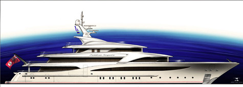 Proteksan Turquoise 70m NB55 Yacht Project