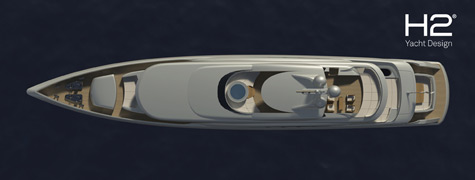 5 Deck 55m Super Yacht by ICON Yachts and H2 Design Studio