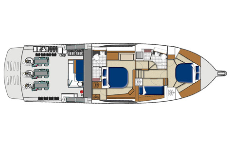 Riviera 53 Enclosed Flybridge