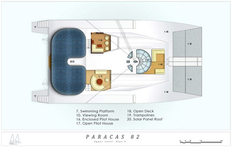 Paracas 82 luxury sailing catamaran