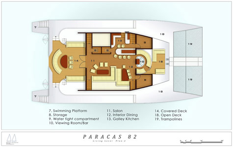 Paracas 82 luxury sailing catamaran