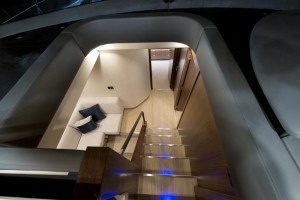 Riviera 6000 Sports Yacht Atrium Staircase