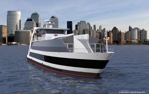 Hornblower Hybrid  Ferry For Statue Cruises