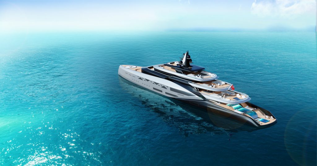 Sailing the Seas in Style: Design Storz Introduces Skia, a 109-Meter Superyacht Marvel